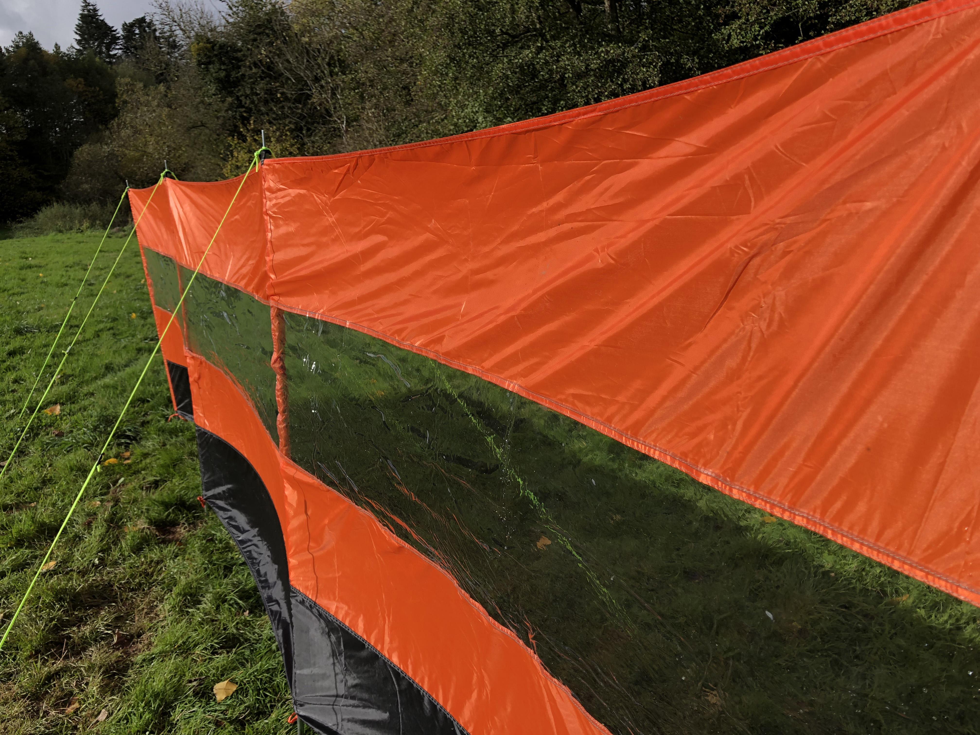 Olpro Orange Compact 4 Pole Windbreak - Steel Poles