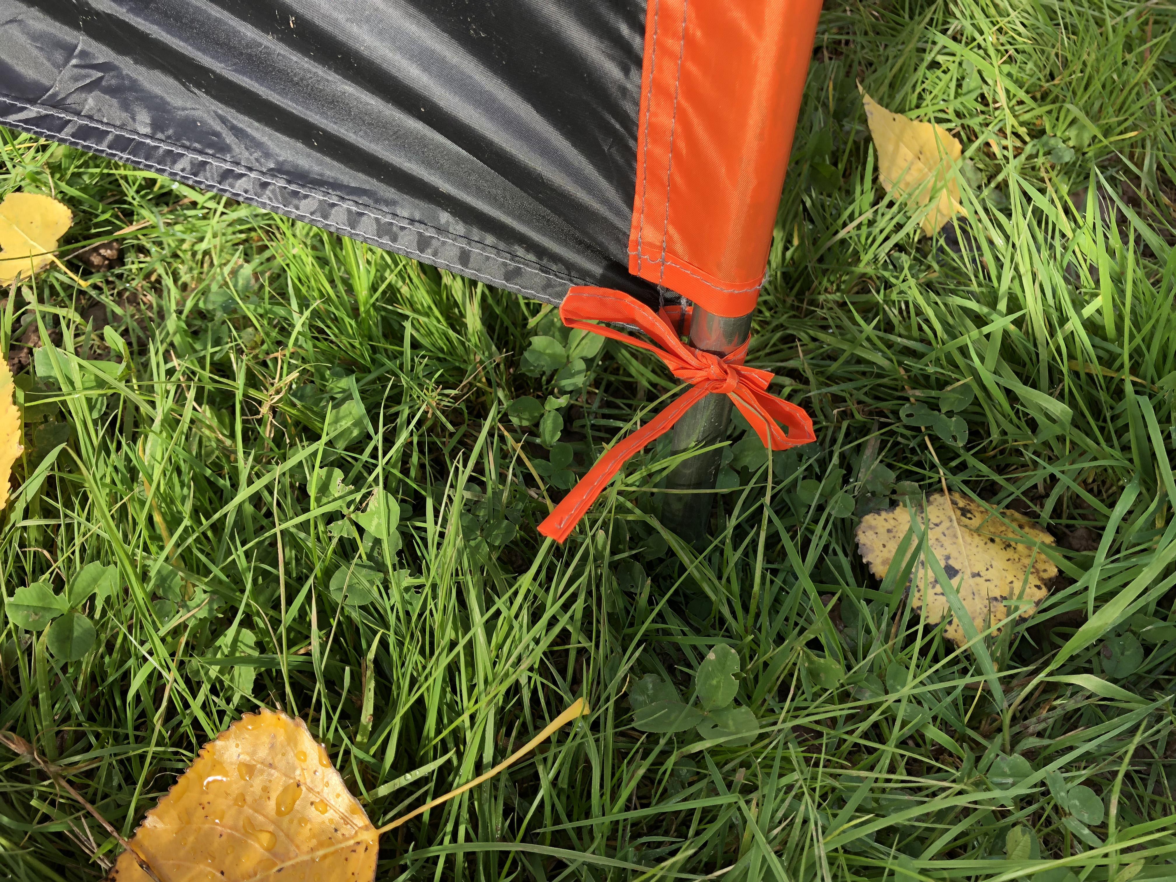 Olpro Orange Compact 4 Pole Windbreak - Steel Poles