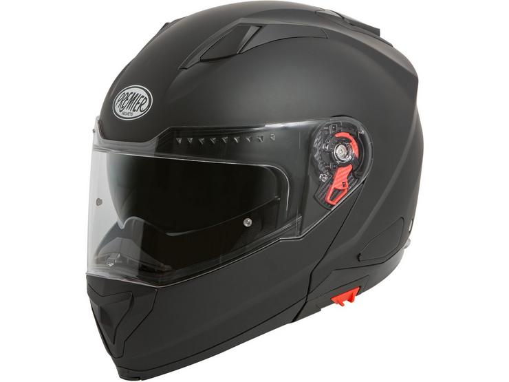 Premier Delta Flip Front Helmet Matt Black - Medium