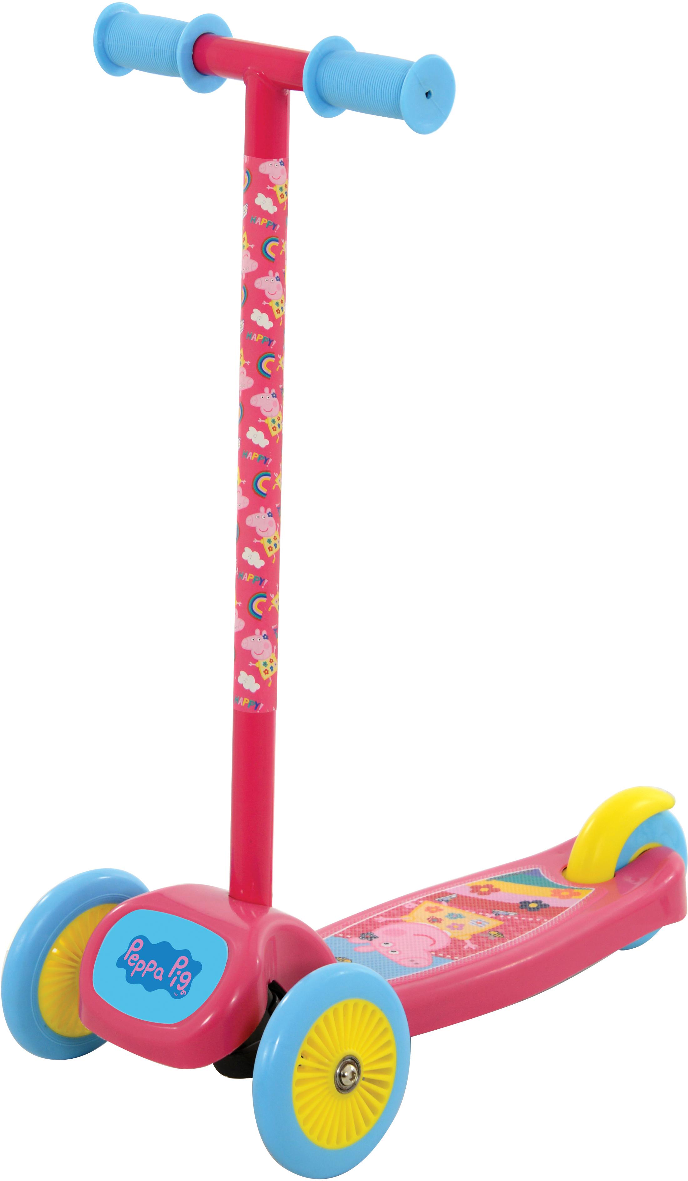 Peppa Pig Kids Tri-Scooter | Halfords UK