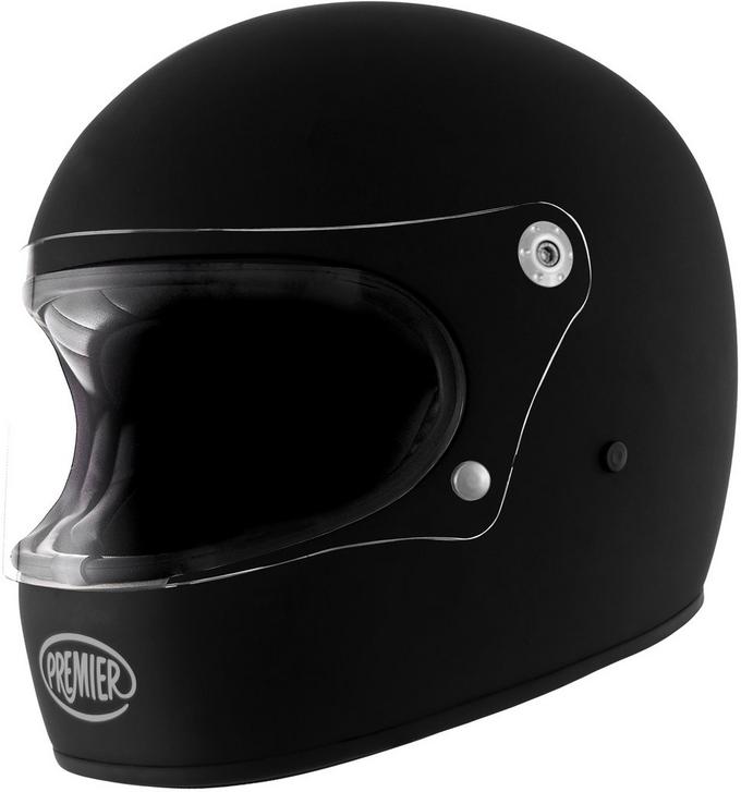 Premier Trophy Vintage Helmet Matt Black