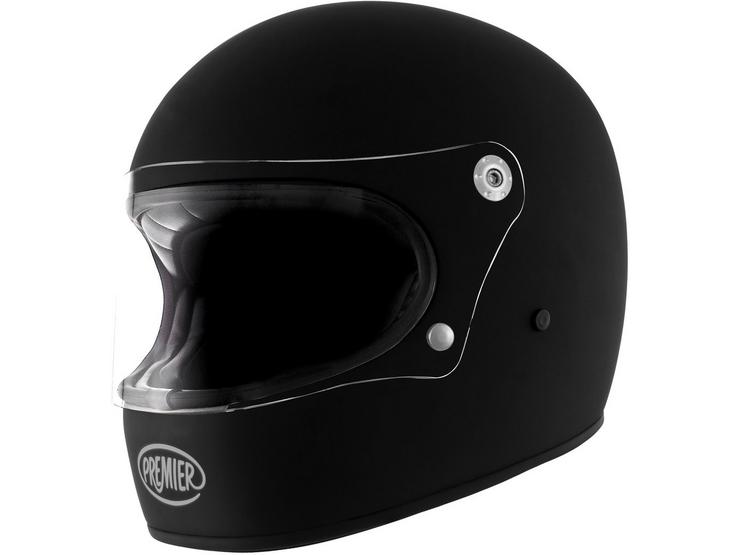 Premier Trophy Vintage Helmet Matt Black