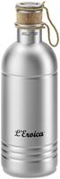 Halfords Elite Eroica Bottle aluminium with cork stopper 600 ml | Extra 8% off for BC Members