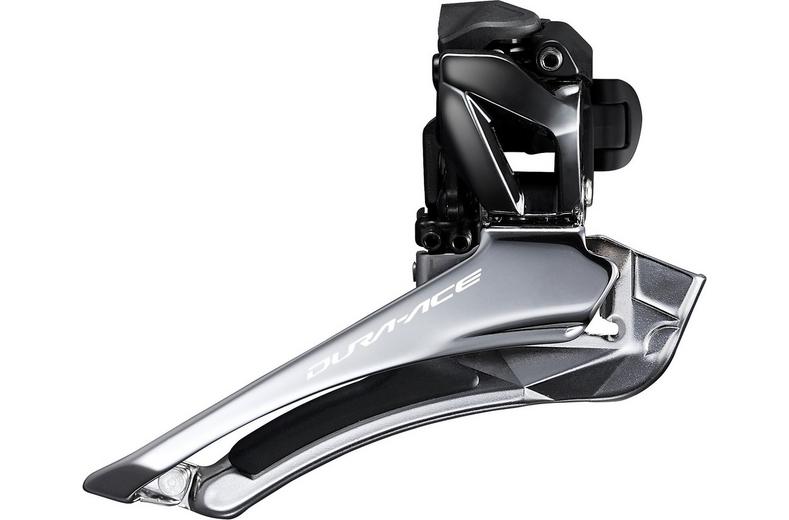 FD-R9100 Dura-Ace 11-speed front derailleur, double 28.6 / 31.8 mm FD-R9100 Dura-Ace 11-speed front derailleur, double 28.6 / 31.8 mm