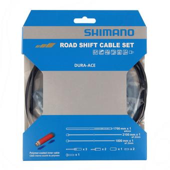 Shimano Dura-Ace Road Gear Cable Set, Black