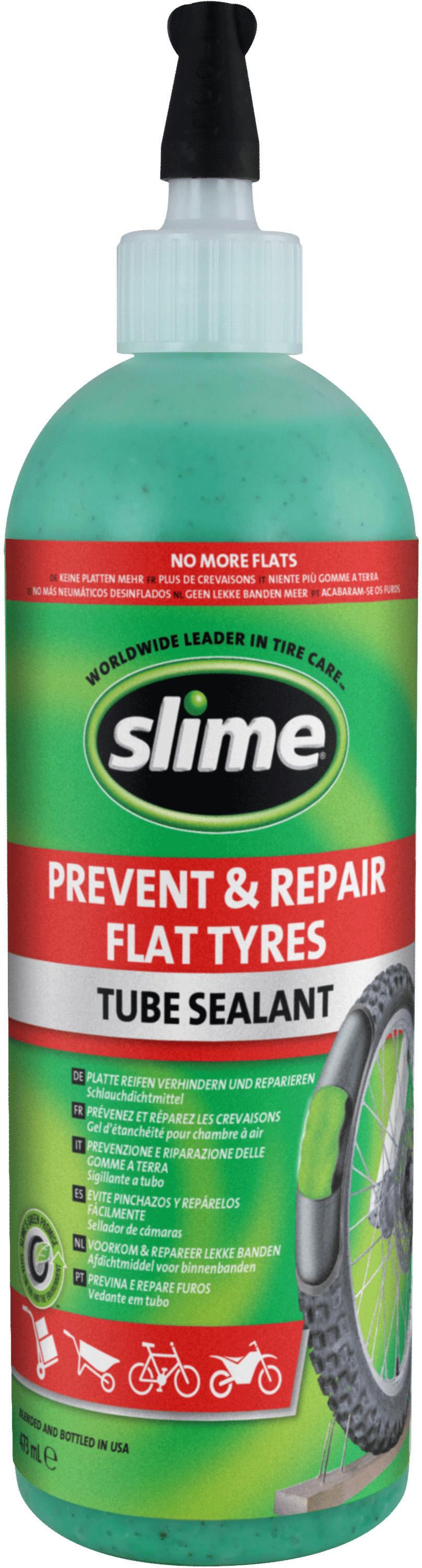 Slime Bike Tube Puncture Repair Sealant - 473 Ml