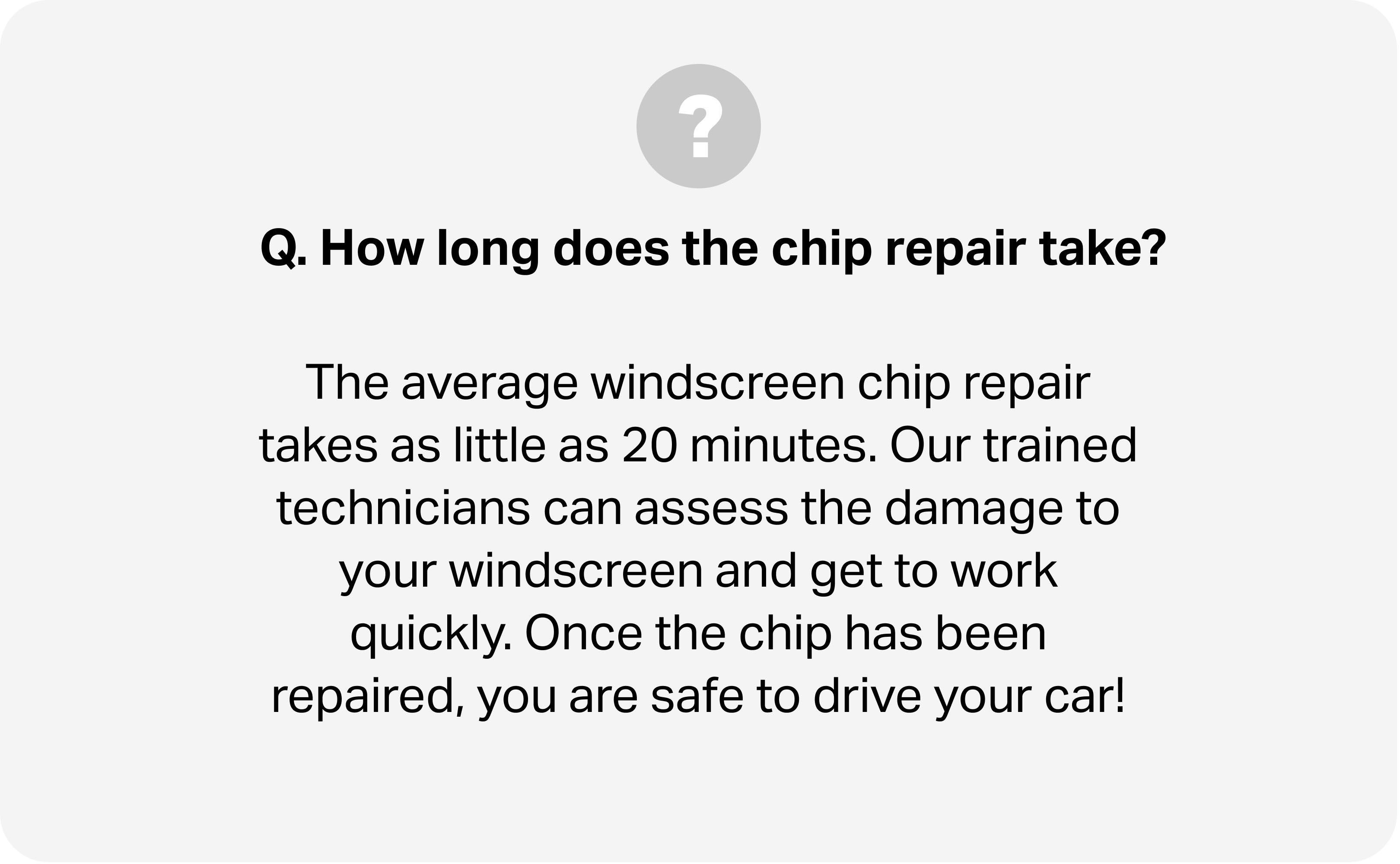 Windscreen Chip Repair