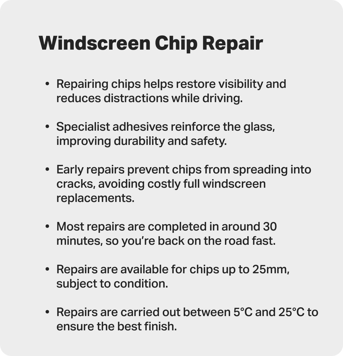 Windscreen Chip Repair