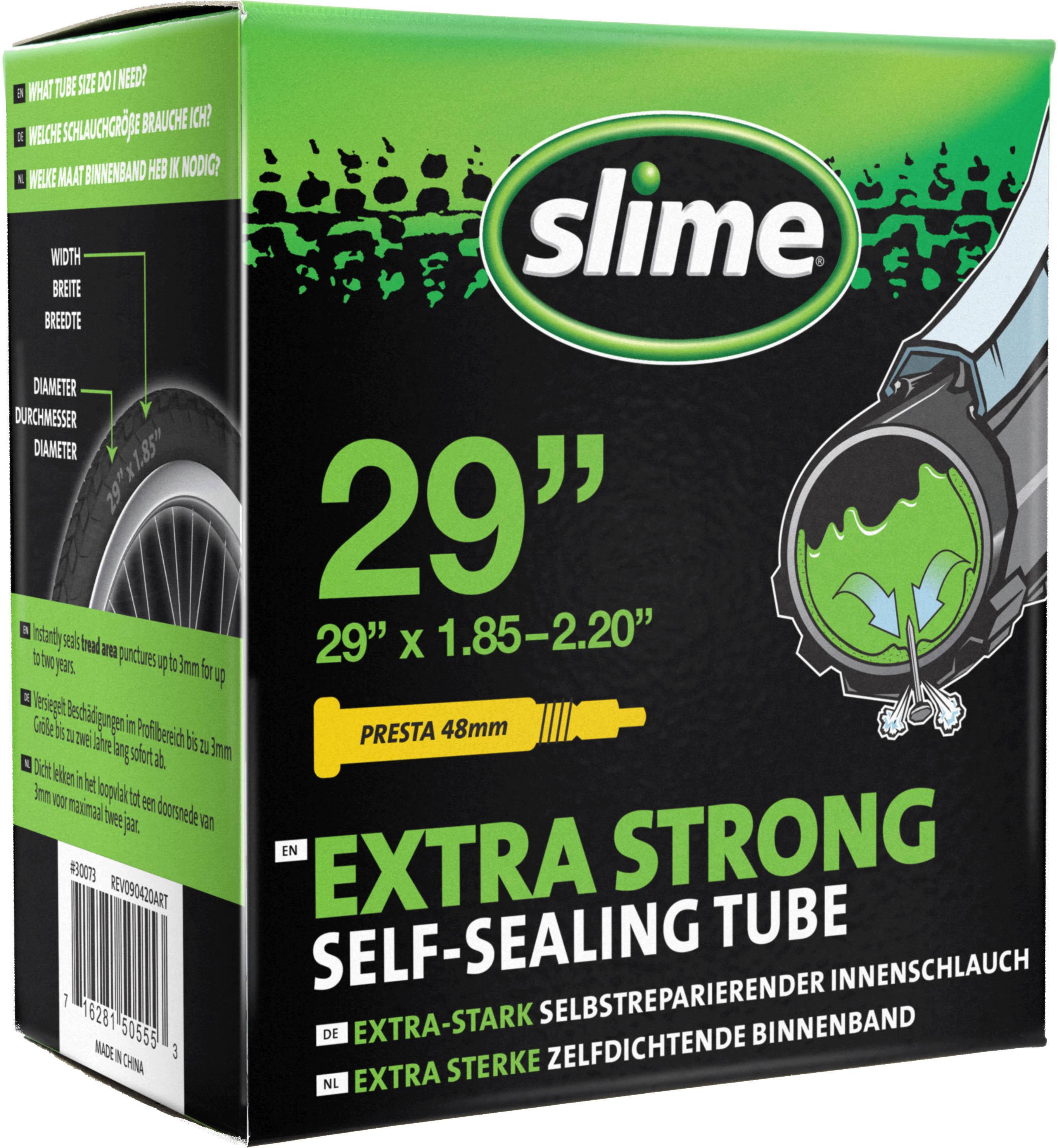 Slime Self-Sealing Inner Tubes 29 X 1.85 - 2.20 Inch (700 X 47-52) Presta