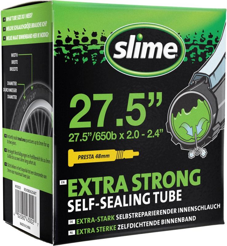 Halfords Slime Smart Inner Tube 27.5 Inch X 1.90 2.125 Inch Presta HAL120372 at Cycling Bargains