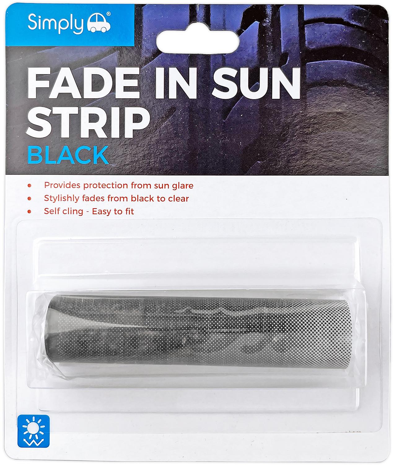 Anti Glare Fade In Strip - Black
