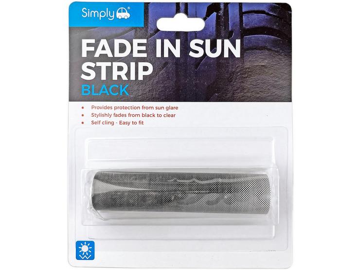 Anti Glare Fade In Strip - Black