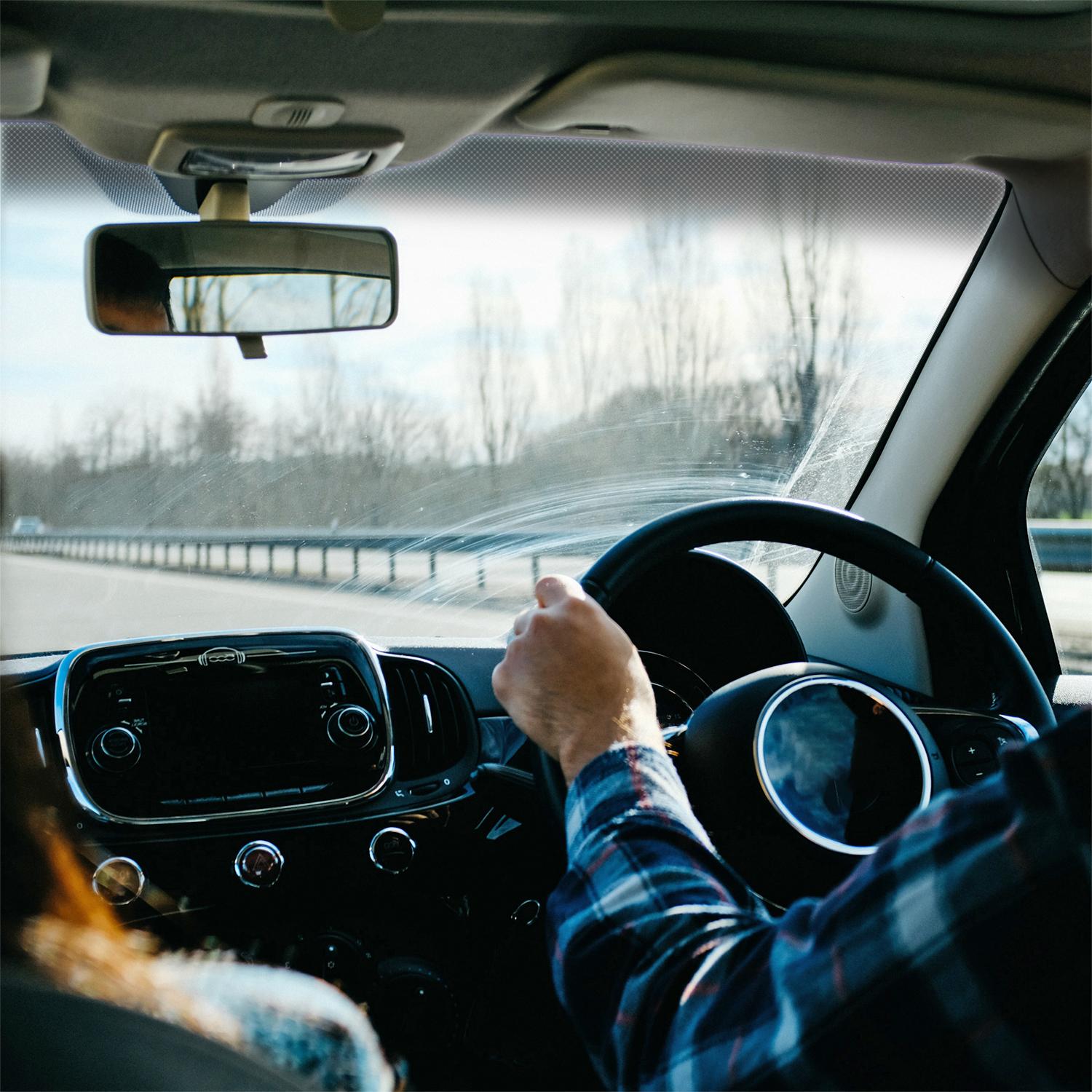 Anti Glare Fade In Strip - Black