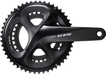 Shimano 105 FC-R7000 11 Speed Chainset, 50/34T, 172.5mm, Black