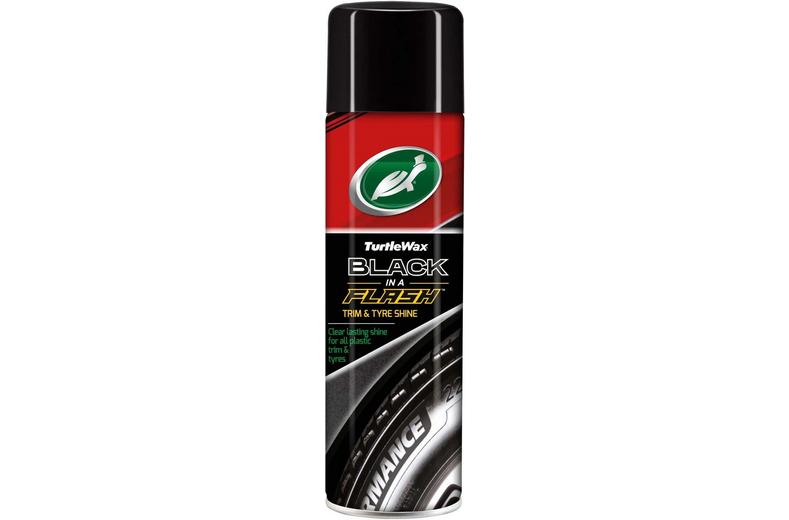 Turtle Wax Black In a Flash Trim & Tyre Wax 500ML Turtle Wax Black In a Flash Trim & Tyre Wax 500ML