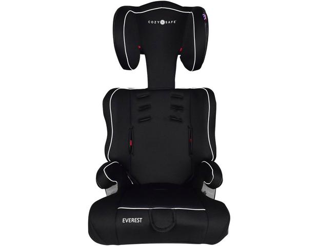 CozyNSafe Everest Group 1/2/3 Child Car Seat with Cup Holders – Black/Red