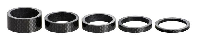 Pro Aluminum Headset Spacer Kit - Black