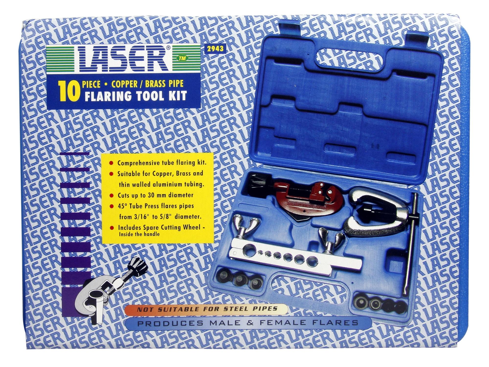 Laser 10 piece Flaring Tool Kit