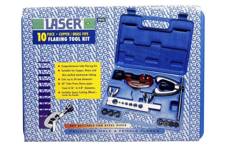 Laser 10 piece Flaring Tool Kit Laser 10 piece Flaring Tool Kit