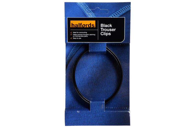 Halfords Black Bicycle Trouser Clips Halfords Black Bicycle Trouser Clips
