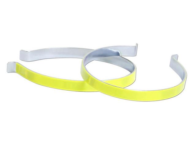 REFLECTIVE CLIP-ON STRIP LED Tag Band Light for Back pack purse belt coat  Safety