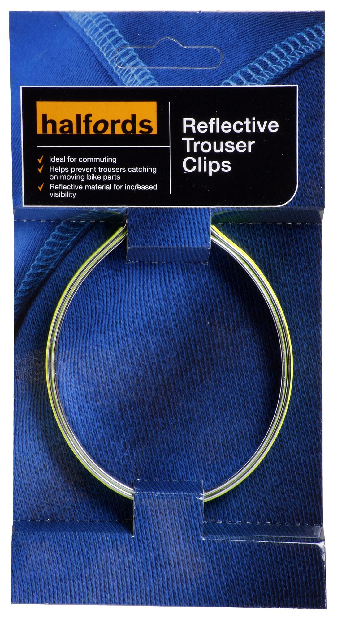 Halfords Reflective Bicycle Trouser Clips