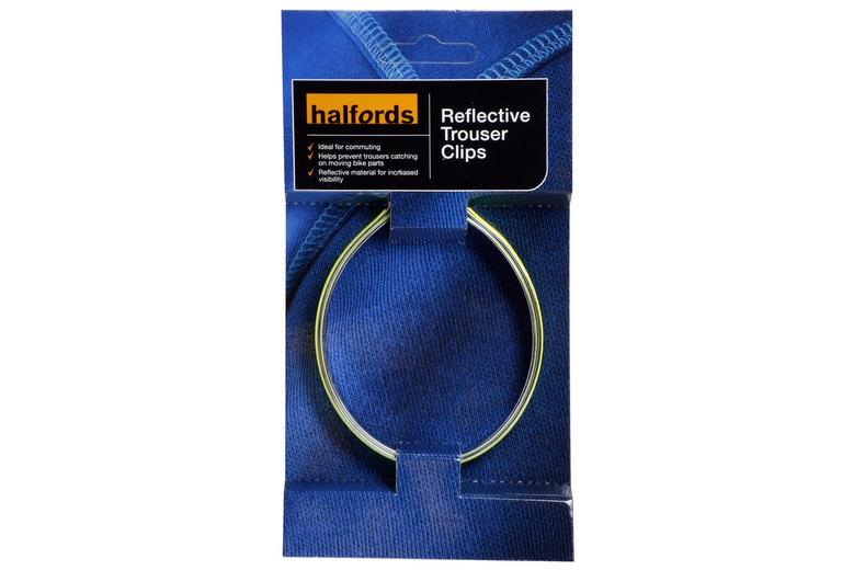 Halfords Reflective Bicycle Trouser Clips Halfords Reflective Bicycle Trouser Clips