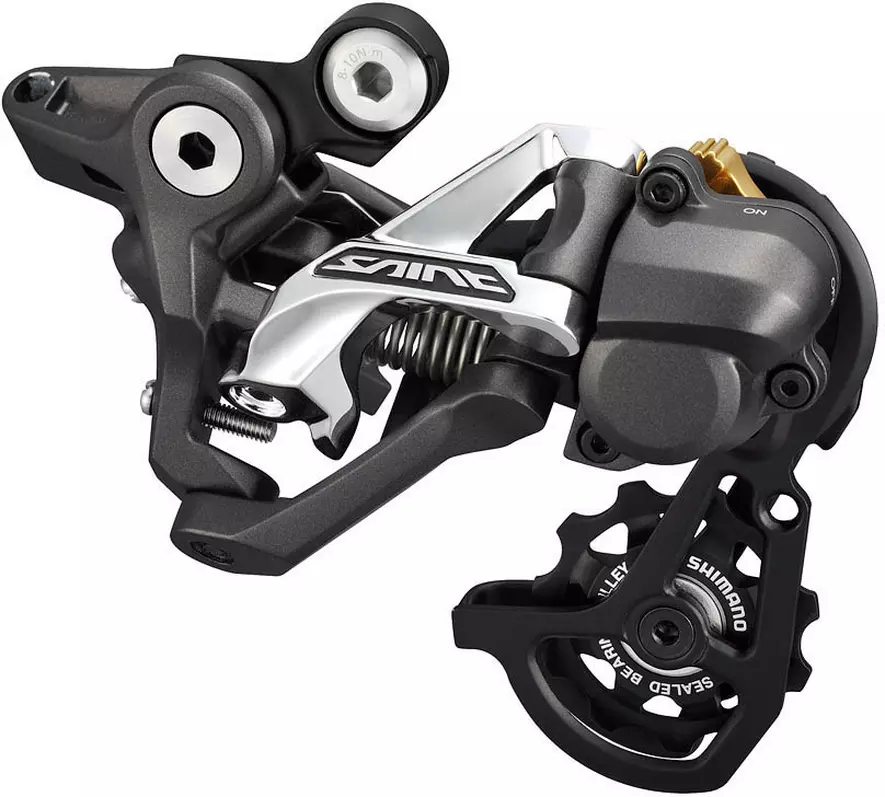 Shimano Saint RD-M820 10 Speed Rear Derailleur, SS | Halfords UK