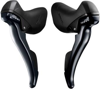 ST-R3000 Sora STI lever set, 9-speed, double