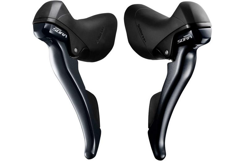 Shimano Sora ST-R3000 9 Speed Shifter Set - Triple Shimano Sora ST-R3000 9 Speed Shifter Set - Triple