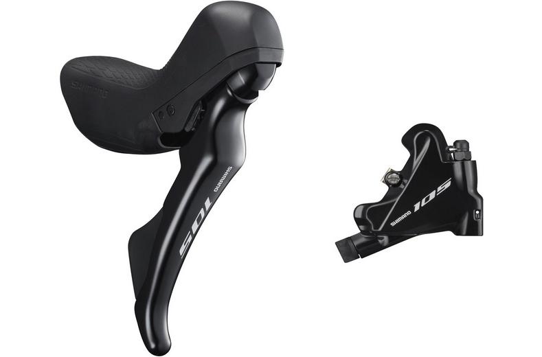 Shimano 105 ST-R7020 Hydraulic Disc STI Lever/Calliper Set, Left Rear Shimano 105 ST-R7020 Hydraulic Disc STI Lever/Calliper Set, Left Rear