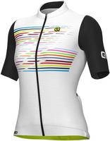 Halfords Alé Logo Pr-R Womens Short Sleeved Jersey White/Black, Xs | Extra 8% off for BC Members