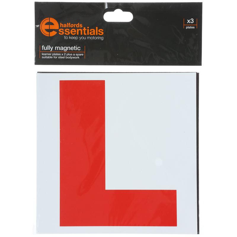 Halfords Roi Magnetic Learner Driver Plates X3