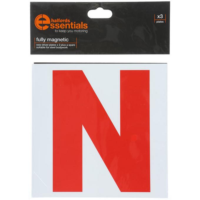 Fully Magnetic P Plates For New Drivers, 2 Pack Whole-magnetic Plate - Non  Scratch Vehicle Paint