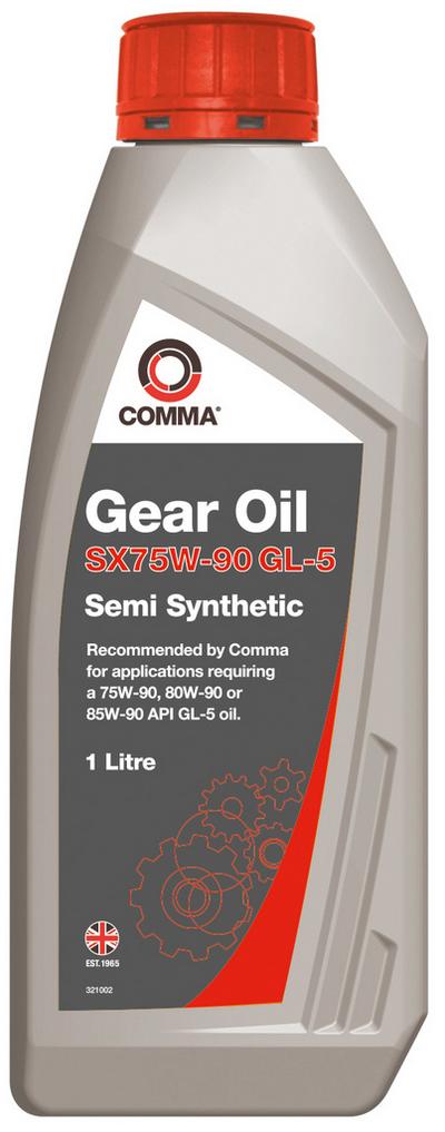 Comma SX75W90 Gear Oil GL5 1L Comma SX75W90 Gear Oil GL5 1L