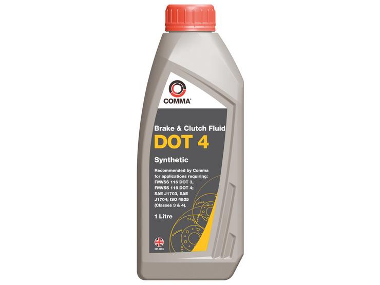 Comma DOT 4 Brake Fluid 1L