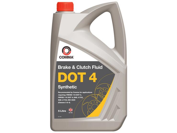 Comma DOT 4 Brake Fluid 5L