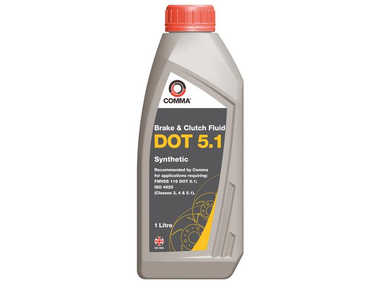 Comma DOT 5.1 Brake Fluid 1L