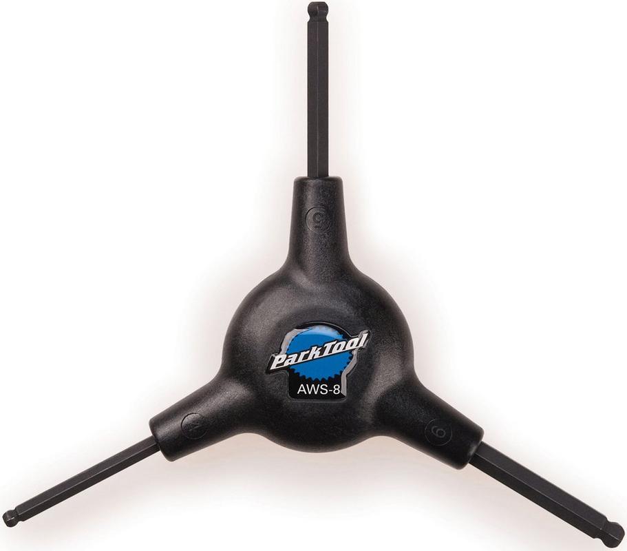 Halfords Park Tool AWS-8 - Ball Driver Hex Wrench Set: 4mm, 5mm, 6mm | Extra 8% off for BC Members