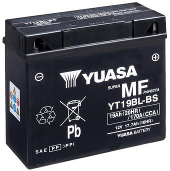 Yuasa YT19BL-BS Powersport Motorcycle Battery