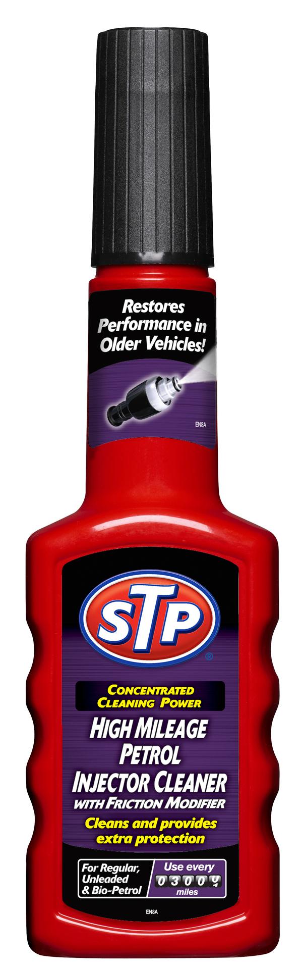 STP High Mileage Petrol Injector Cleaner 200ml