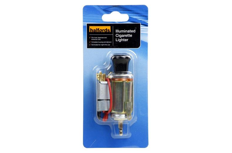 Halfords Illuminated Cigarette Lighter Halfords Illuminated Cigarette Lighter