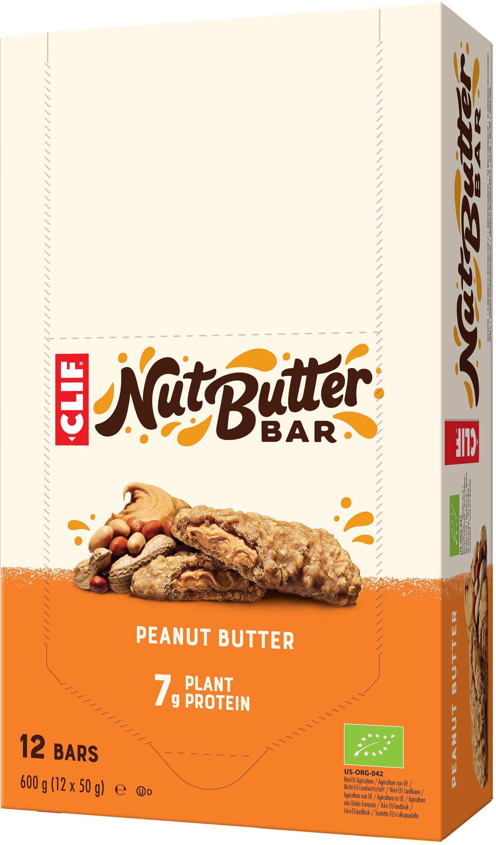 Clif Nutbutter, Peanut 12pcs