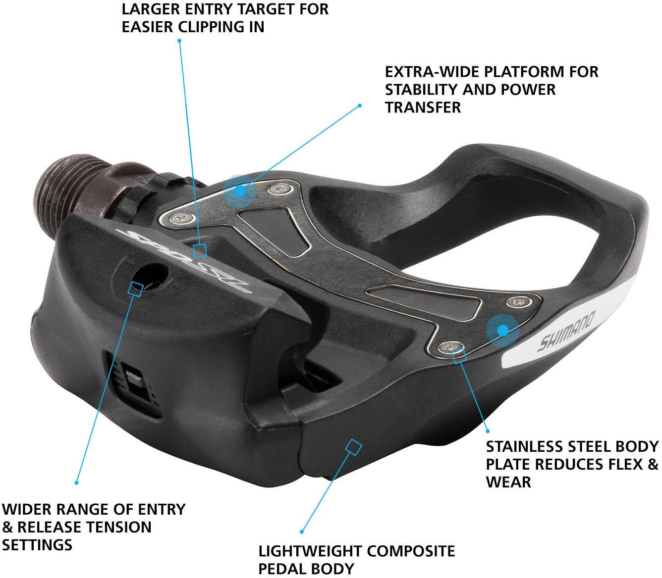 Shimano PD-R550 SPD SL Road Pedals