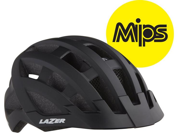 Lazer Compact DLX MIPS Helmet White Adult