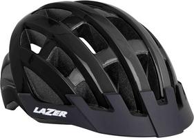 Halfords Lazer Compact Helmet Flash Black | Extra 8% off for BC Members