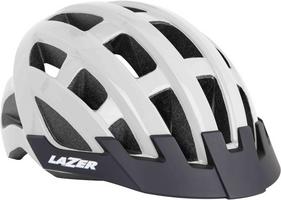 Halfords Lazer Compact Helmet, White, Uni-Adult | Extra 8% off for BC Members