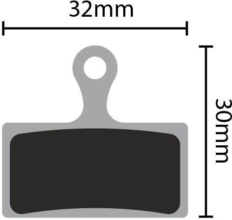 Clarks Shimano Cycle Syst Org Disc Pad