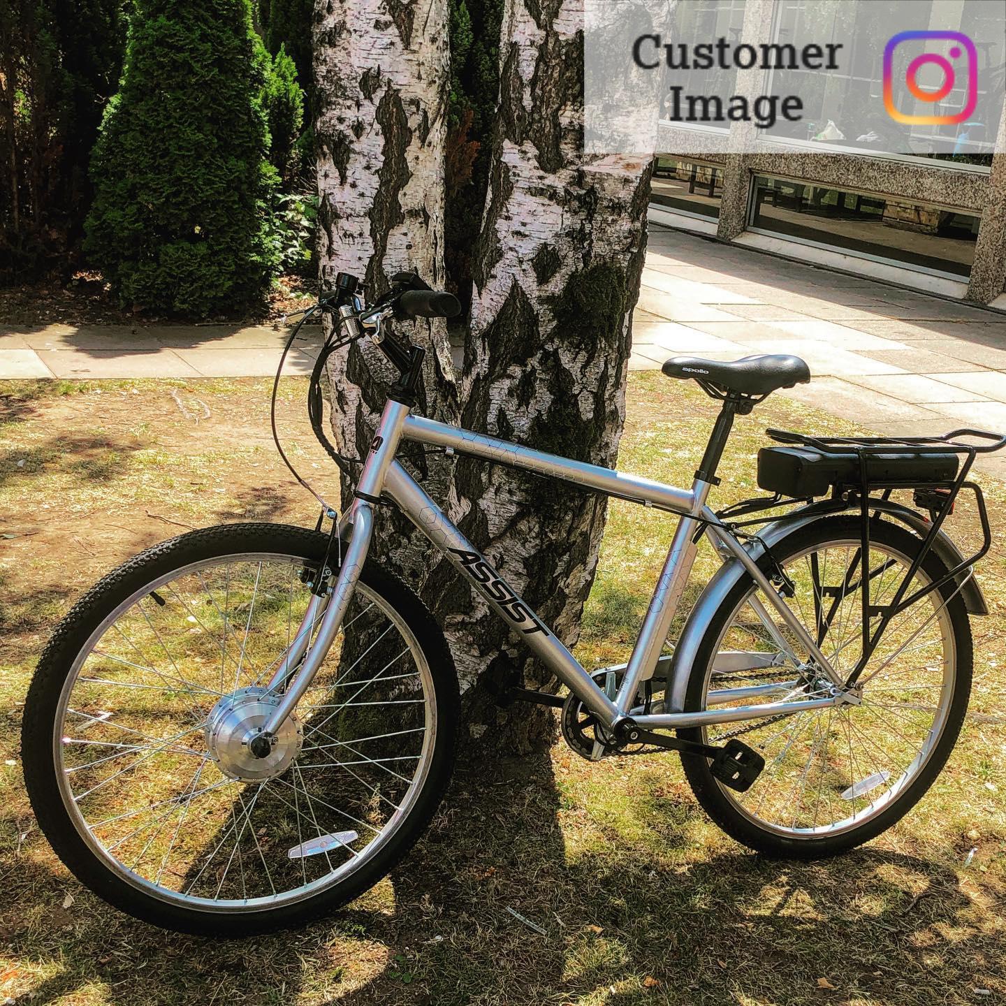 assist crossbar hybrid electric bike