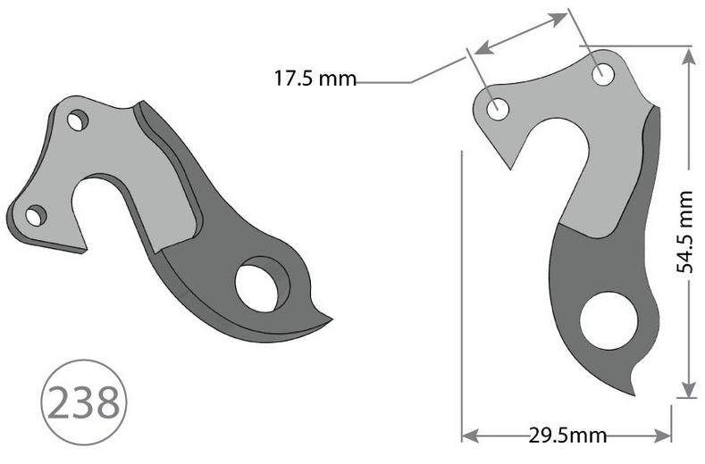 BETD Boardman Gear Hanger 238 BETD Boardman Gear Hanger 238